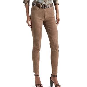 Lauren Ralph Lauren Goat Skin Suede Pants